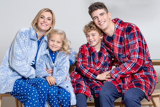 homewear sleepwear para toda la familaia