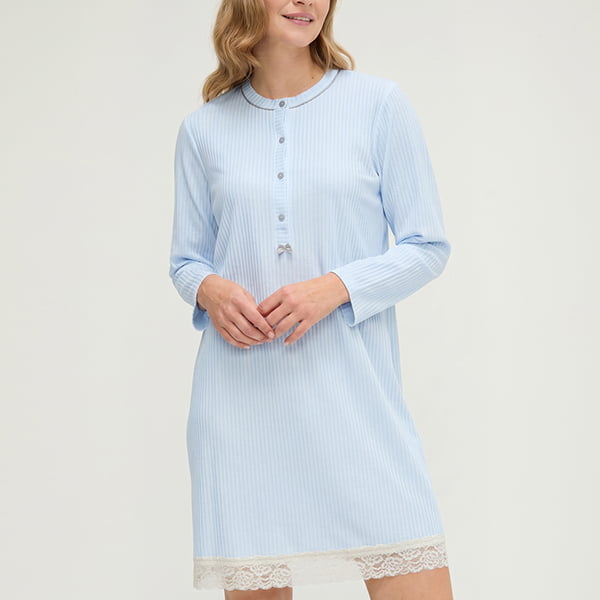 Lohe International 3 camison mujer invierno celeste lohe opt